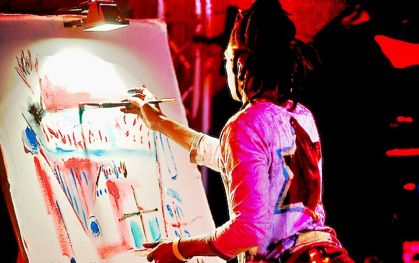 Live painting — Festival Tribus d'ailleurs, 2011 (sur toile)