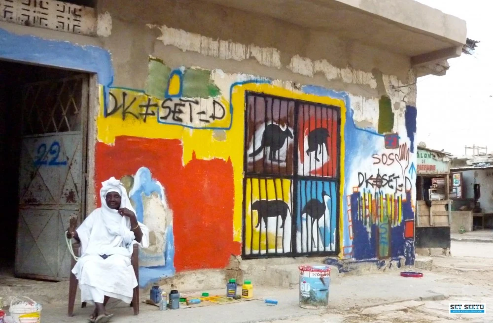 Intervention murale — Dakar