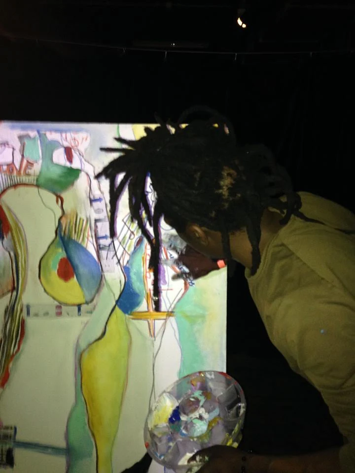 Live painting — Meta & The Cornerstones